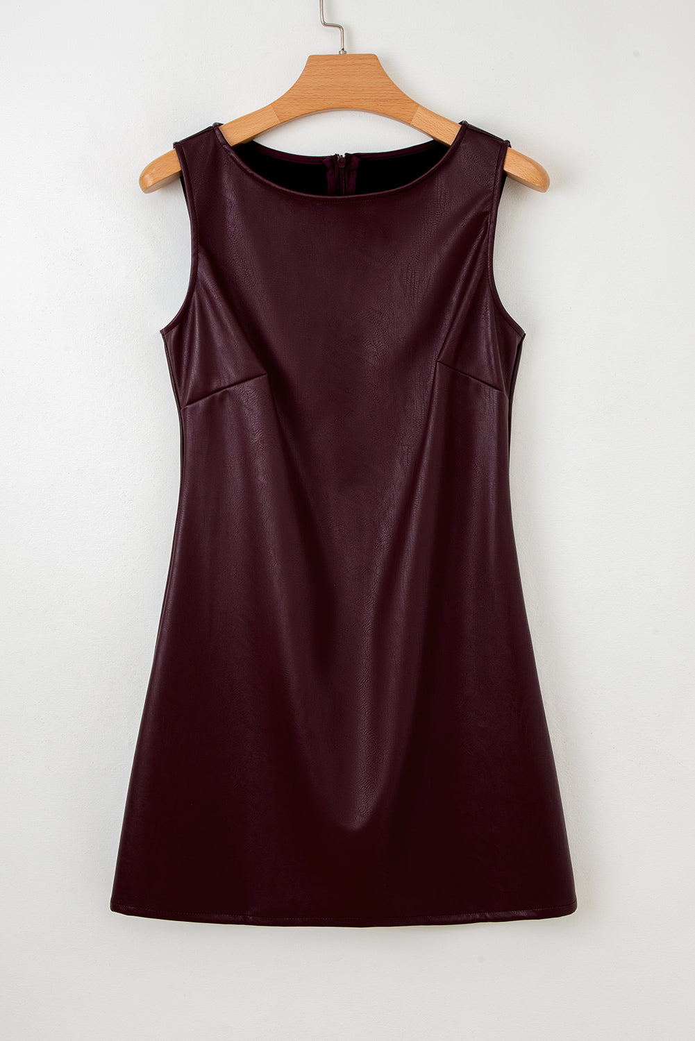Wild Ginger Vegan Leather Sleeveless Mini Dress Dear-Lover Dropshipping