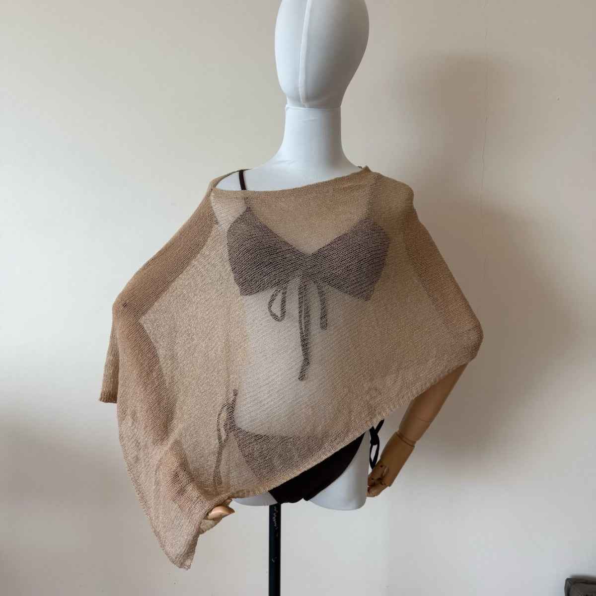 Irregular Cloak Shawl Sun-protection Top Loose-lazy-style Tunic