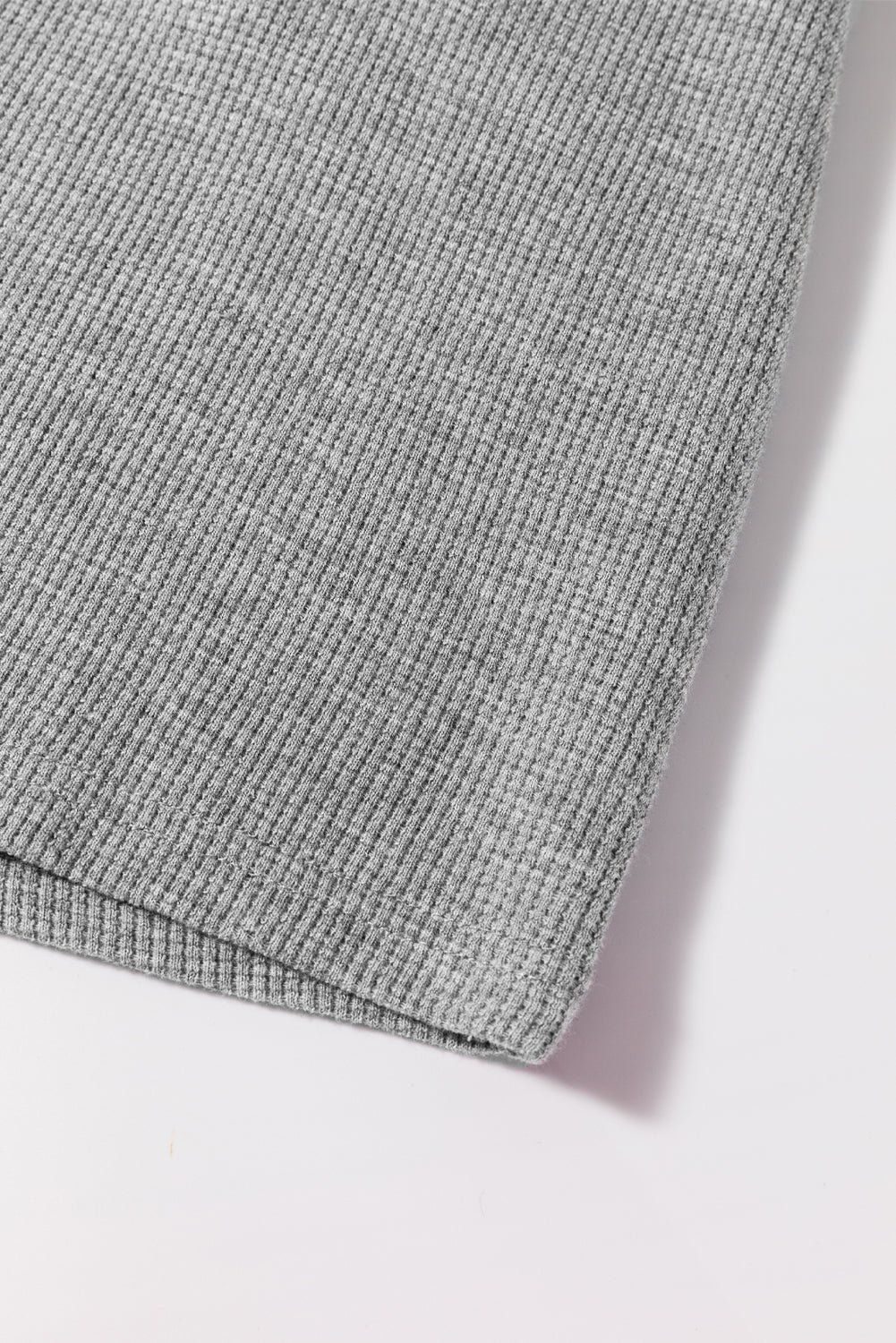 High Waffle Knit Colorblock Star Patch Graphic Raglan Top Dear-Lover Dropshipping