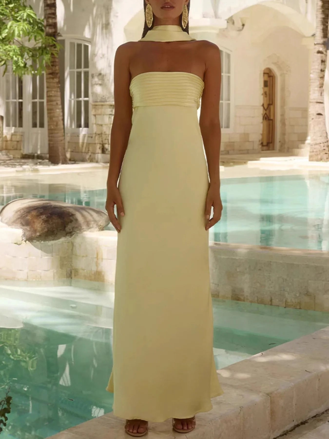 Tube Mermaid Maxi Dress.