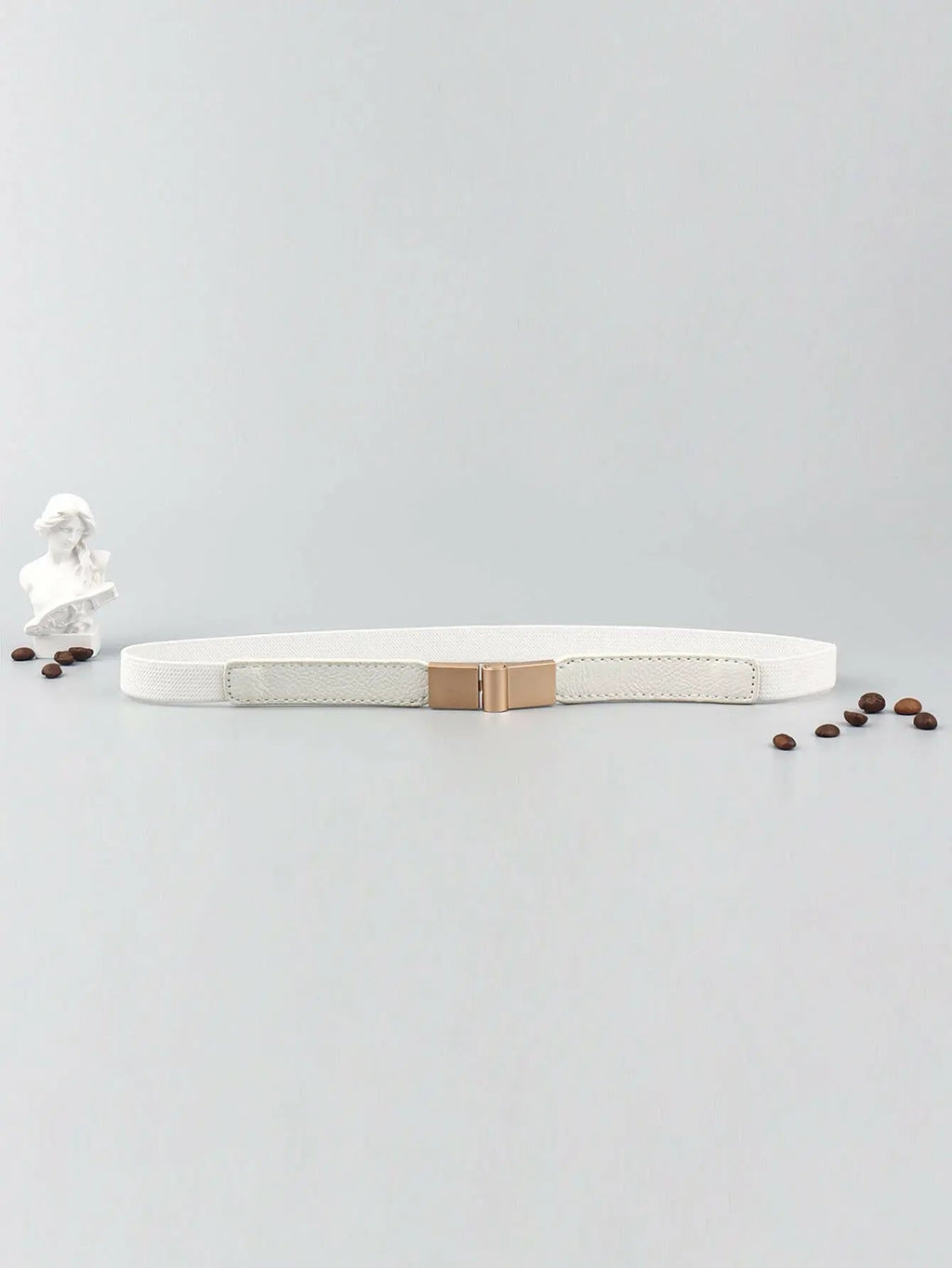 PU Elastic Skinny Belt.