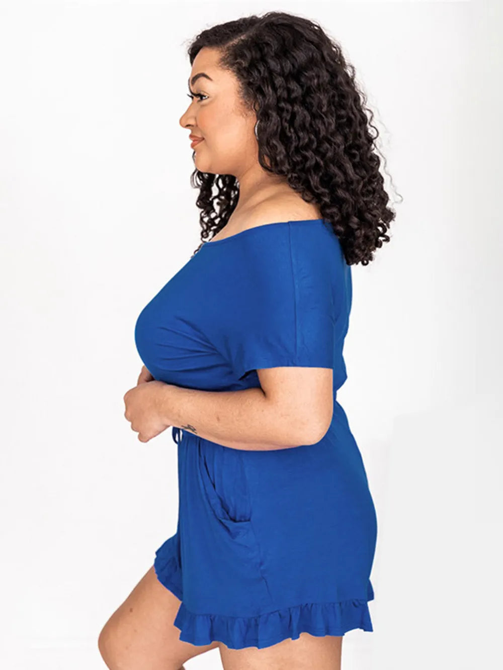 Short Sleeve Romper.