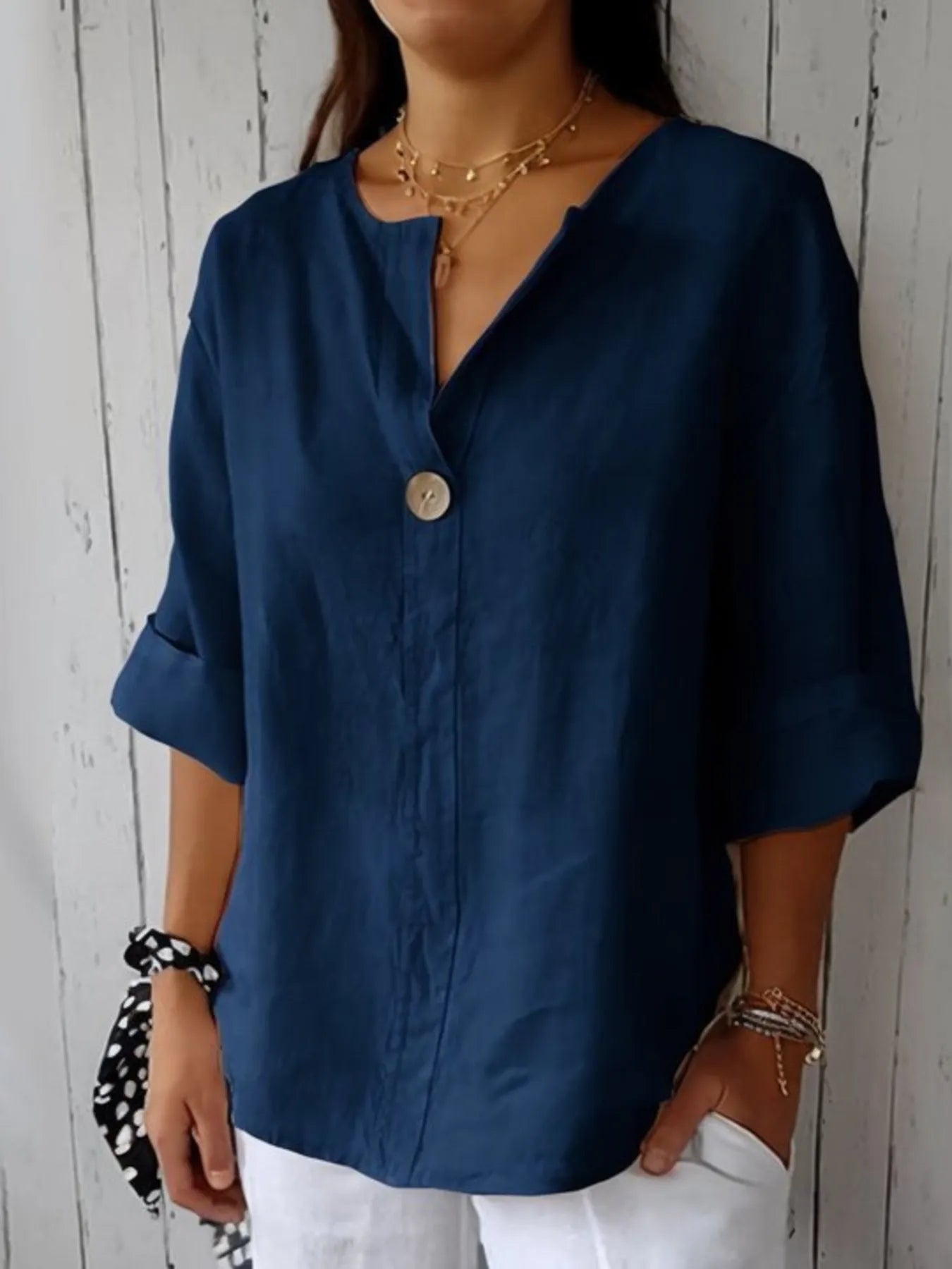 Women Blouse plus size.
