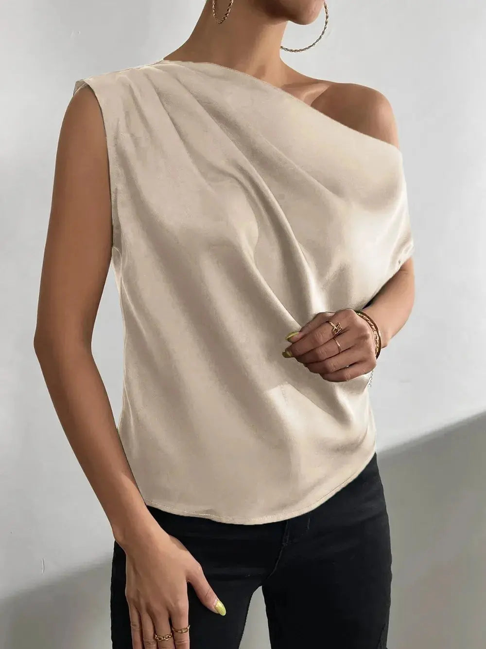 Single Shoulder Blouse WOMEN.