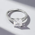 925 Sterling Silver Zircon Ring.