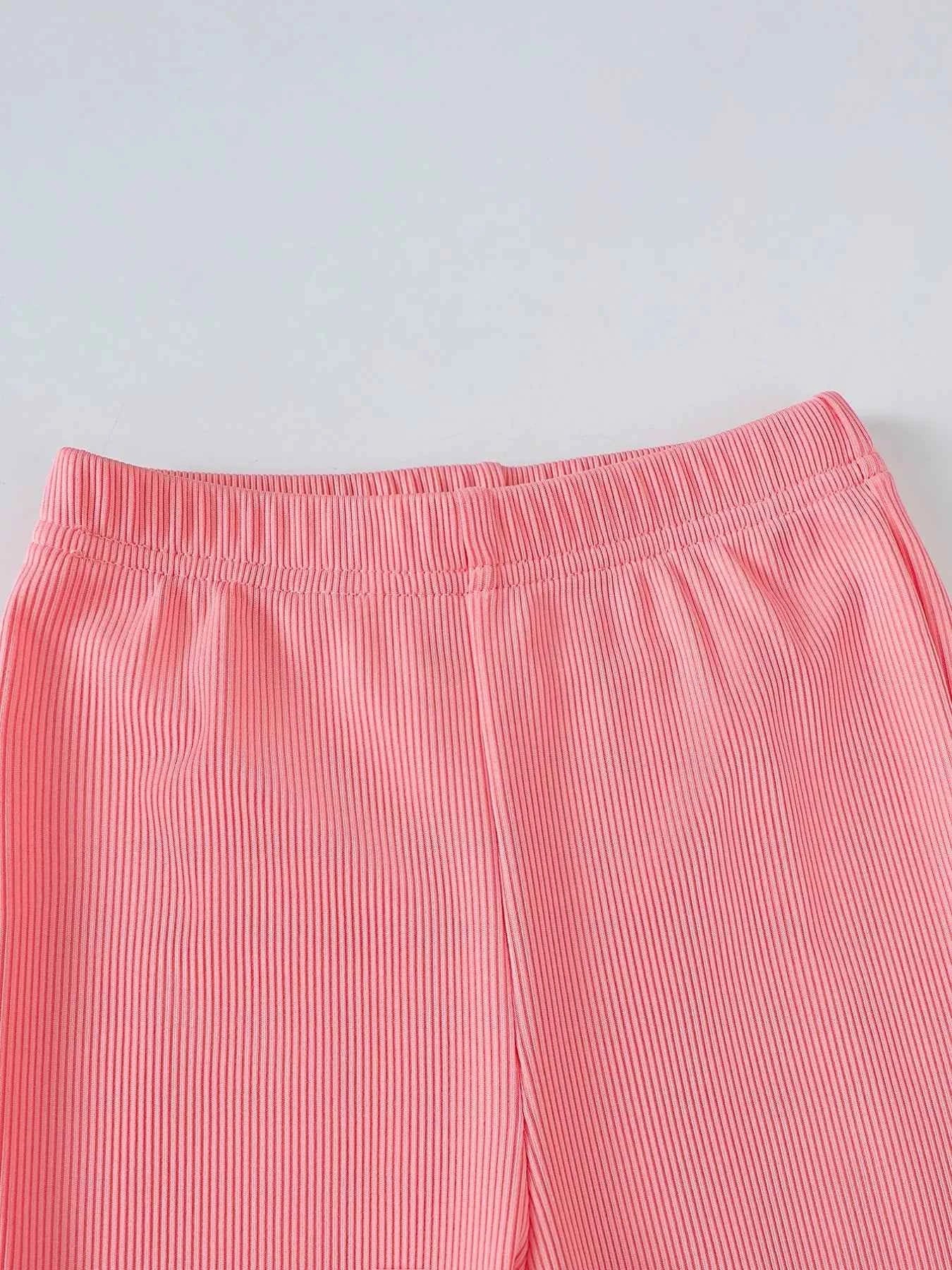 Children's Halloween Graphic Sweatshirt and Flare Pants Set