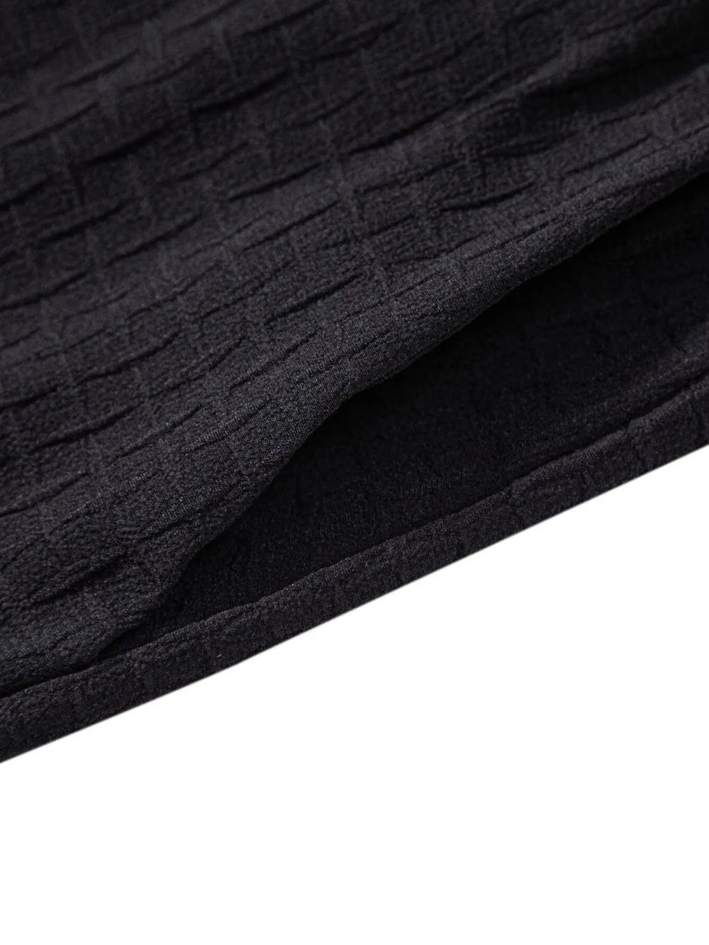 Men's Classic Textured Shorts with Elastic Waist.