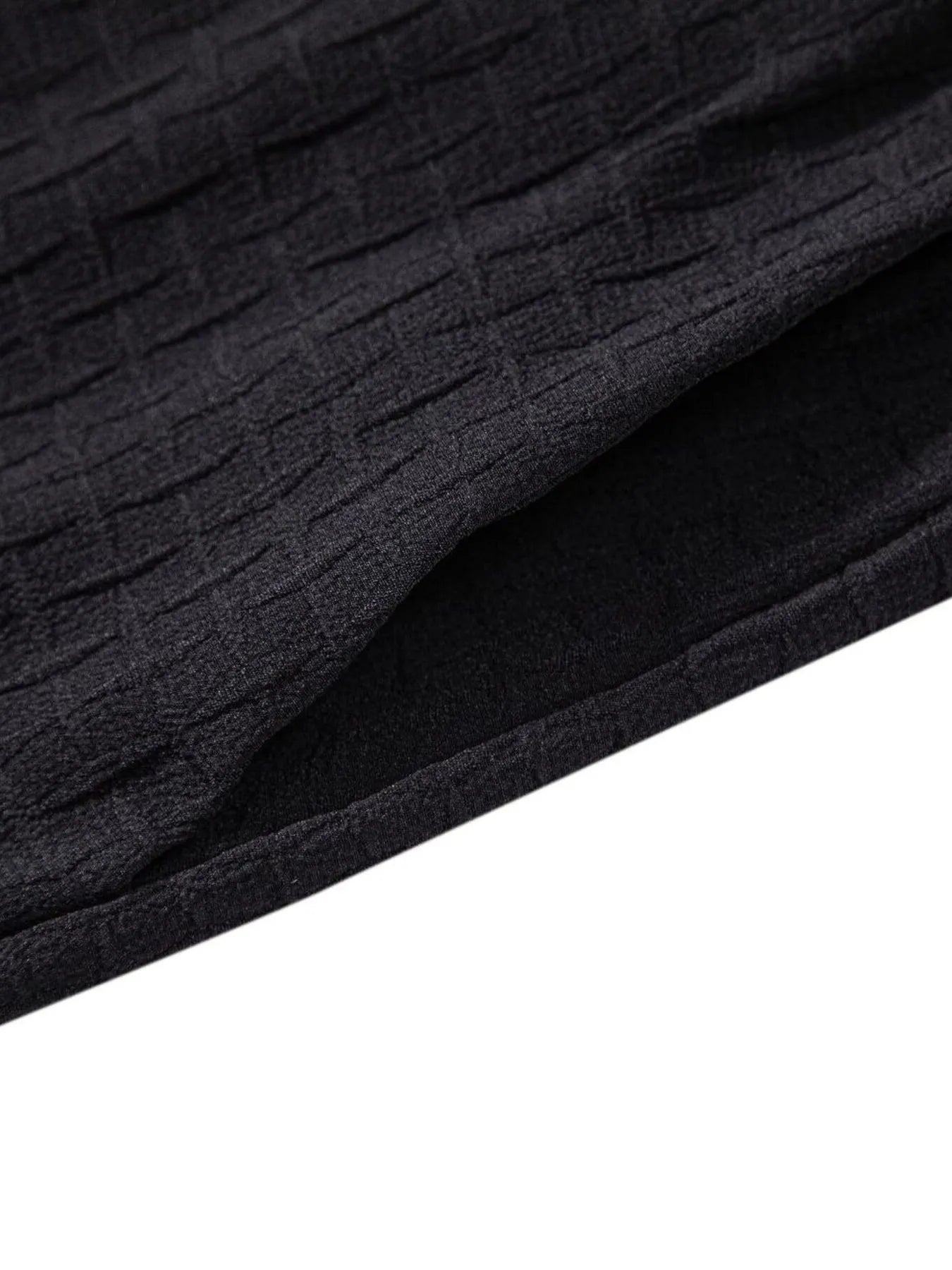 Men's Classic Textured Shorts with Elastic Waist.