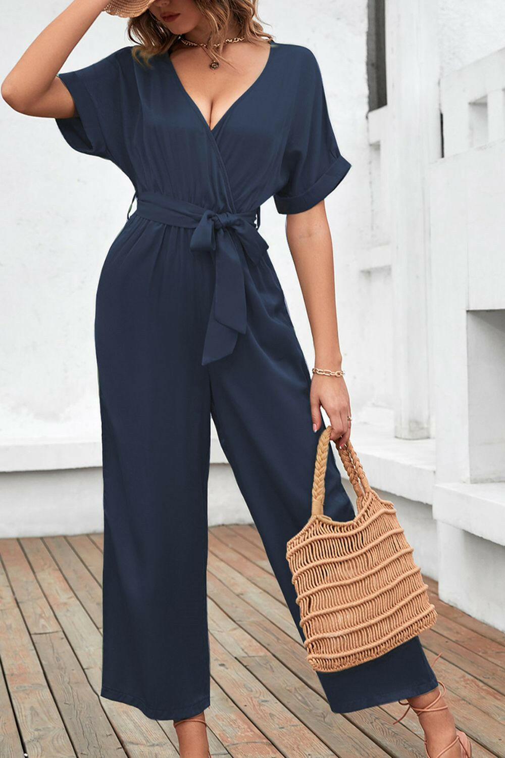 Wide Leg Jumpsuit.