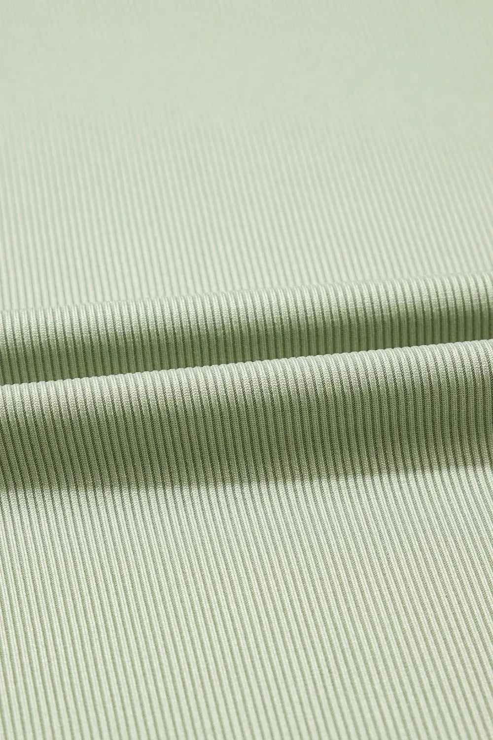 Round Neck Tank Top and High Waist Pants Set.