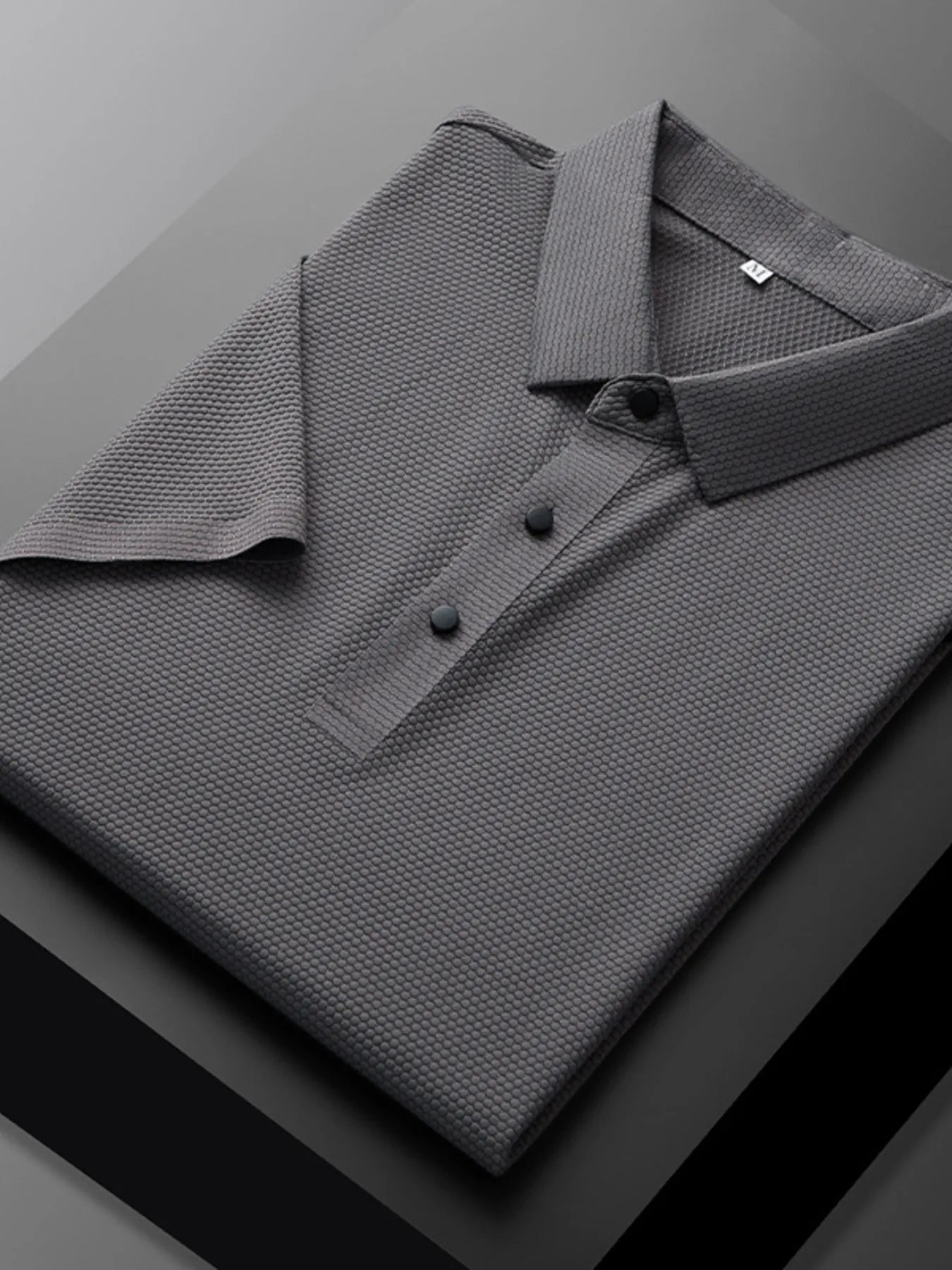 Men's Plus Size Short Sleeve Polo Shirt.