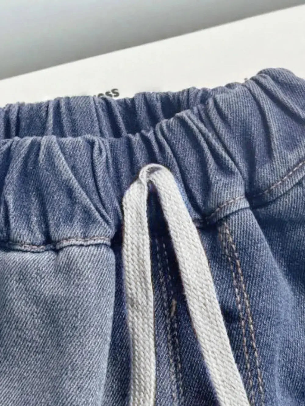 Button Up Top and Shorts Denim Set.