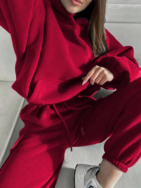 Hoodies And Pants Hoodies Set Clothes Women Two Pieces Sweatshirts trousers sets sets for women 2 pieces Woman clothing
