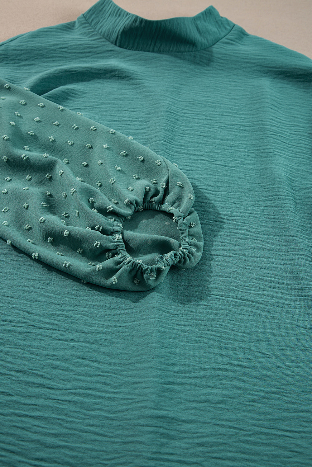 Skobeloff Swiss Dot Balloon Sleeve Loose Blouse Dear-Lover Dropshipping