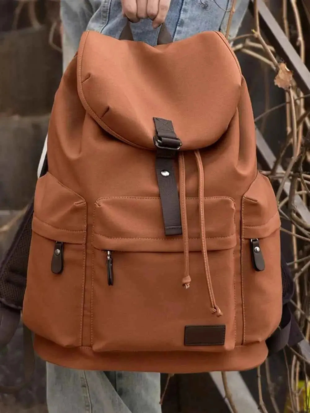 Multi Pockets Adjustable Strap Canvas TRAVEL Backpack Bag.
