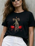 Cherry Bow Printed T-shirt