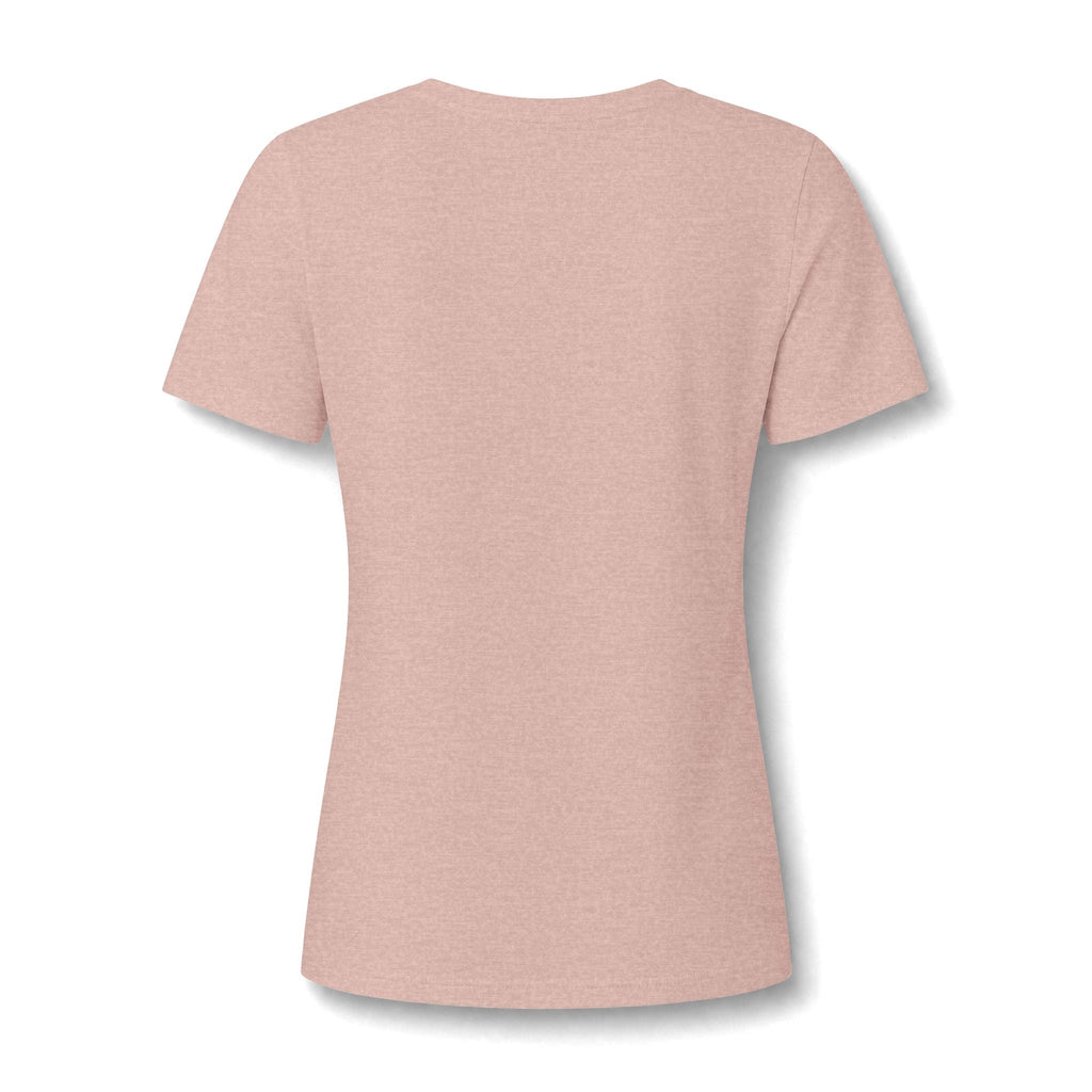 Women's Relaxed Heather CVC V-Neck Tee Printify