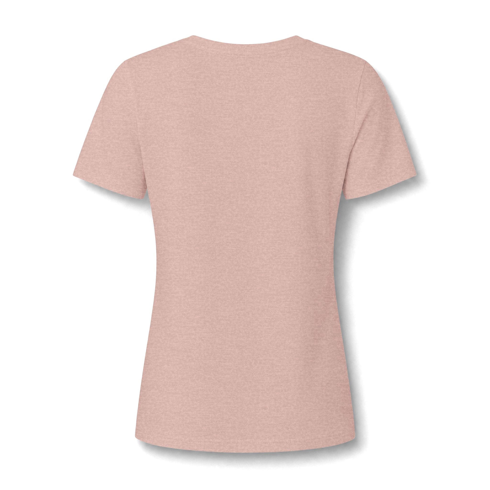 Women's Relaxed Heather CVC V-Neck Tee Printify