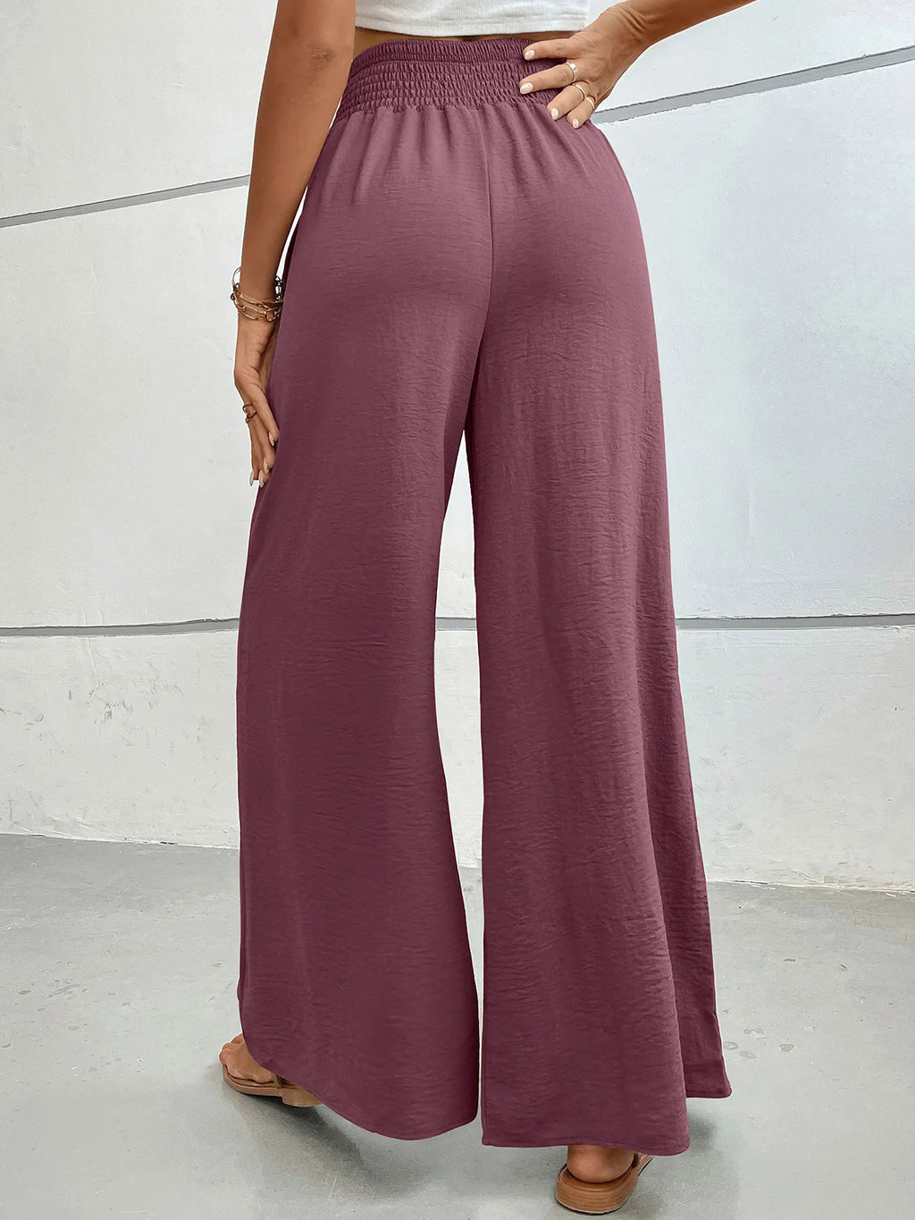 High-Waisted Wide Leg Pants.
