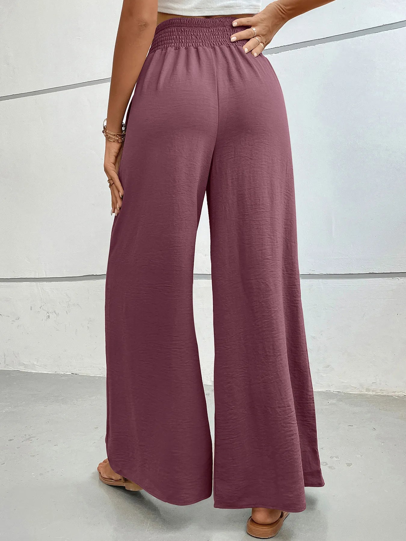 High-Waisted Wide Leg Pants.