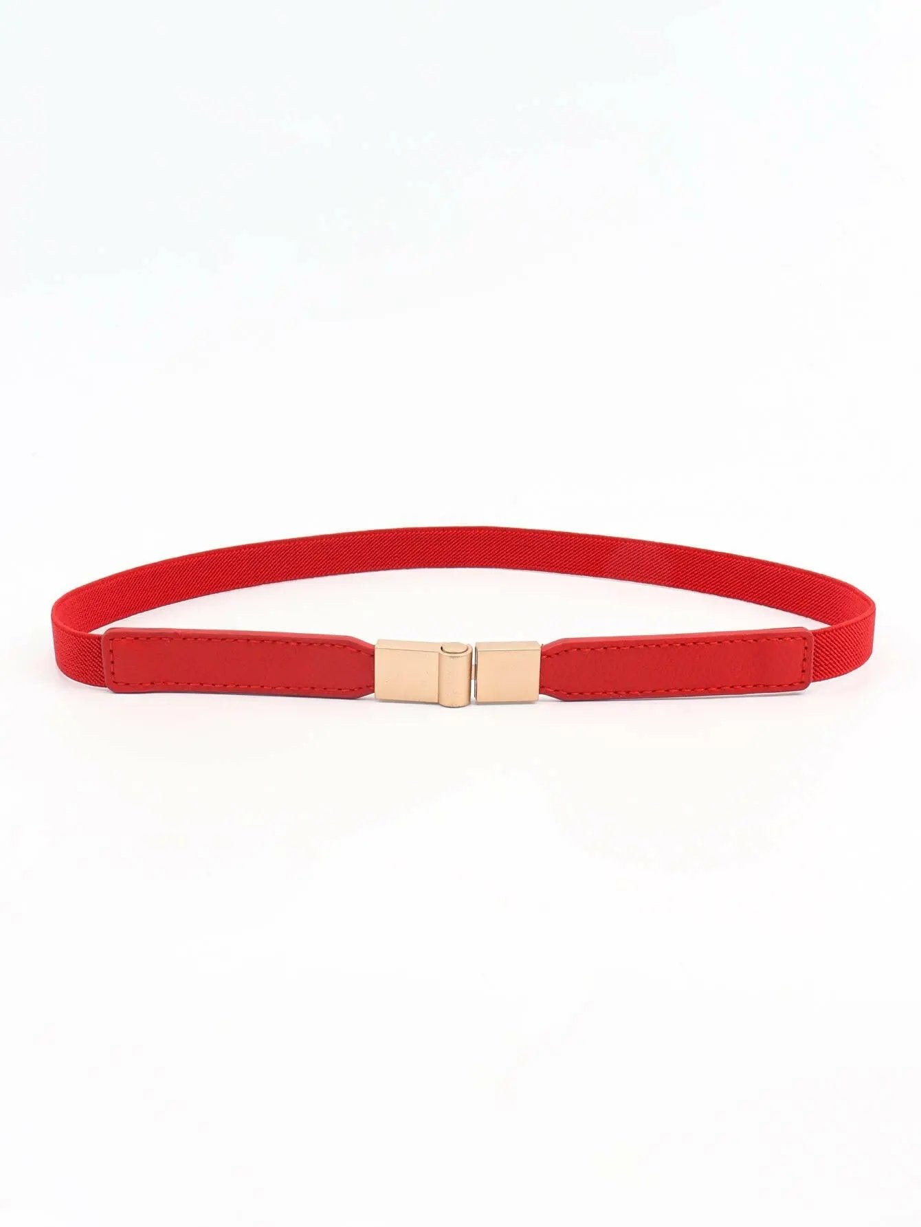 PU Elastic Skinny Belt.