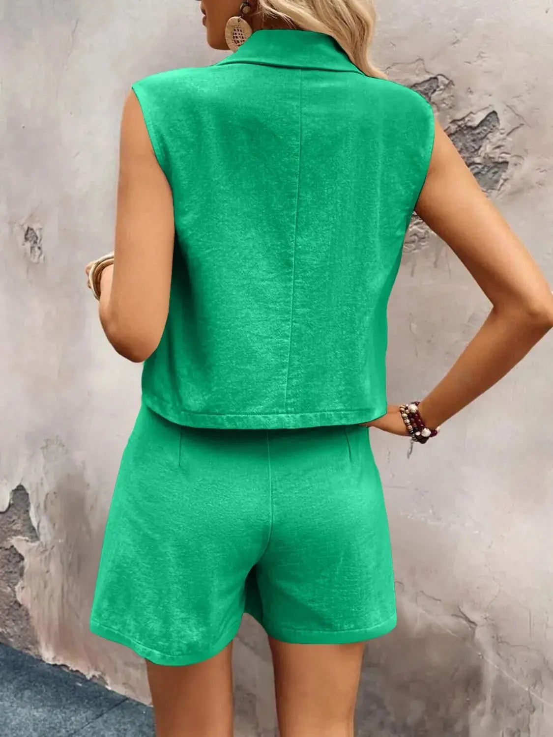 Sleeveless Top and Shorts Set WOMEN - CHIC TB