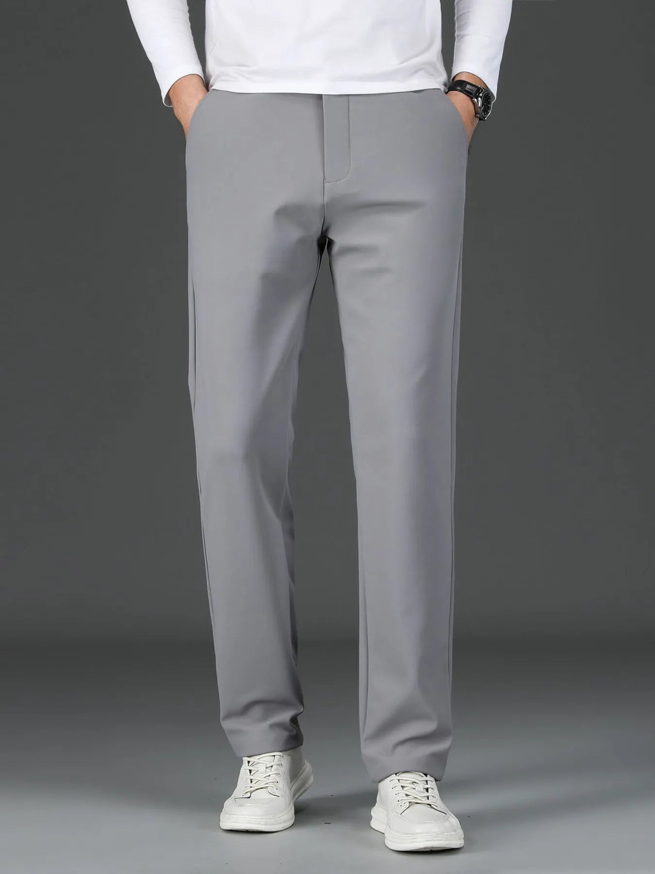 Men's Loose Fit Pants with Pockets.