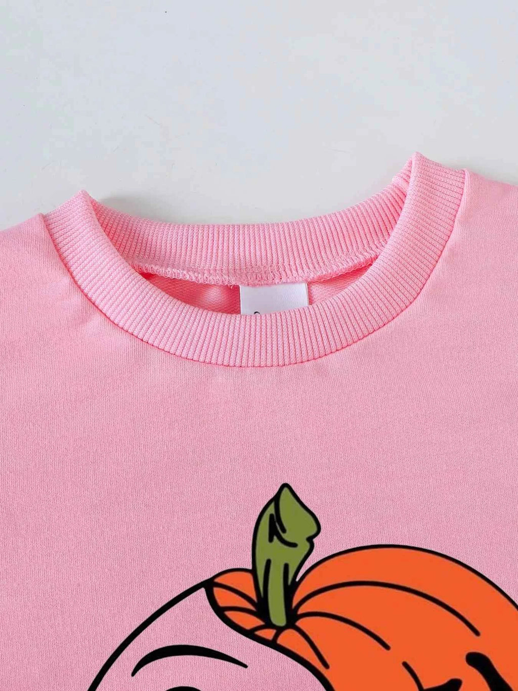 Children's Halloween Graphic Sweatshirt and Flare Pants Set