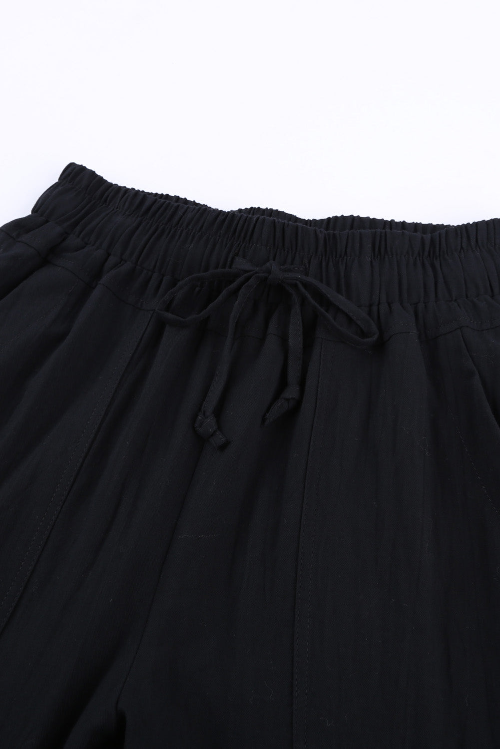 Black Causal Pockets Pants Dear-Lover Dropshipping