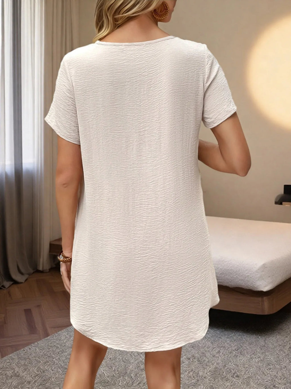 Casual women Top and Shorts Set.