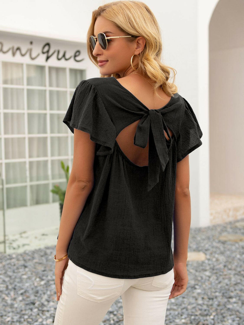 Tie Back women Top.