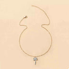 Palm Tree Pendant Necklace