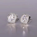 2.4 Carat Moissanite Stud Earrings.