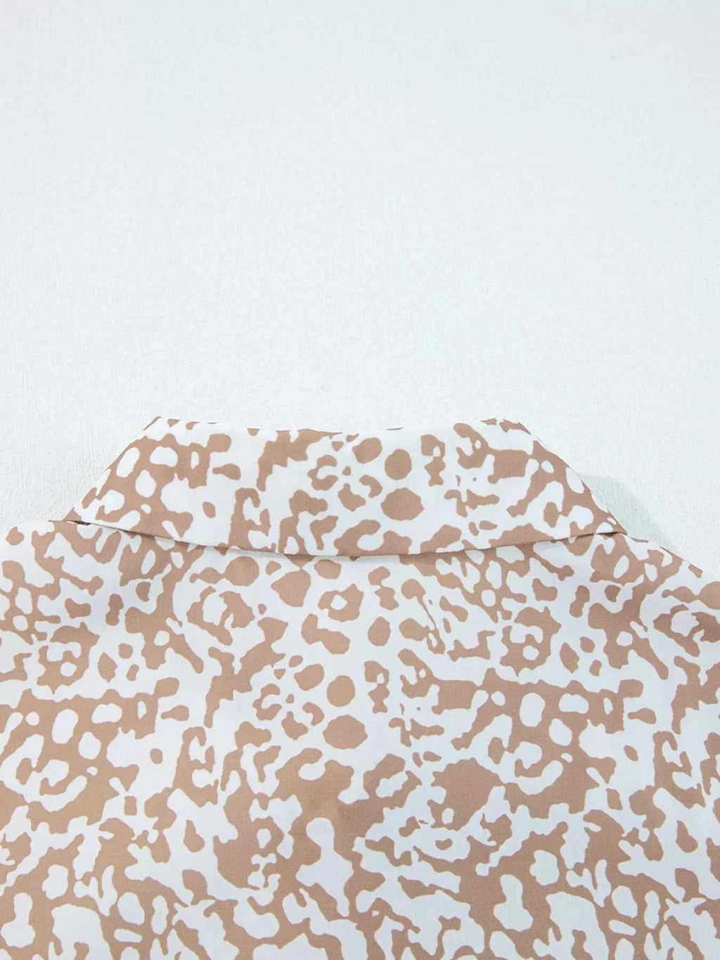 Leopard Striped Western Casual Shirt.