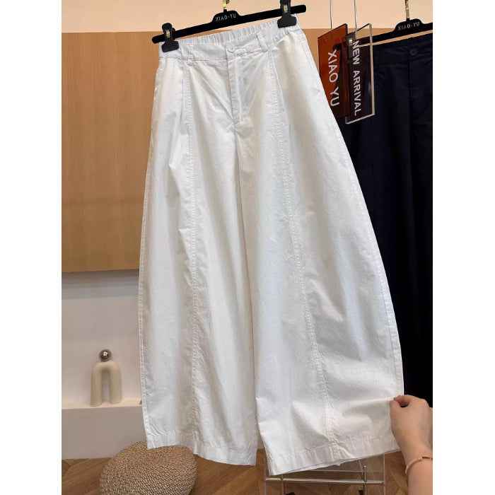 Versatile Preppy-style Ankle-length Casual Pants With An Easygoing Vibe