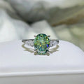 3 Carat Moissanite 925 Sterling Silver Ring.