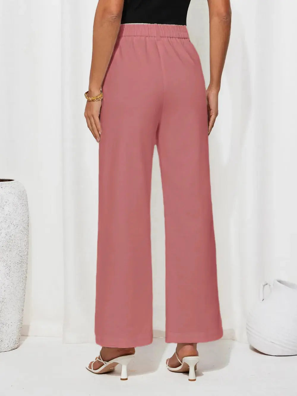 High Waist Wide Leg Pants.