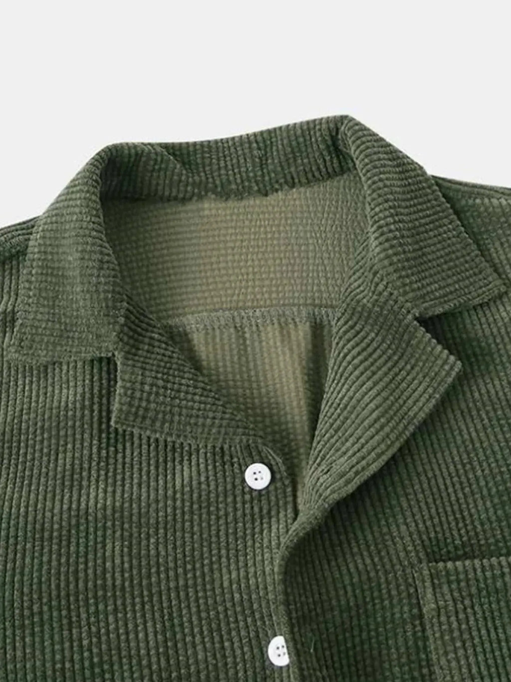 Men's Full Size Classic Textured Top and Shorts Set Plus Size.