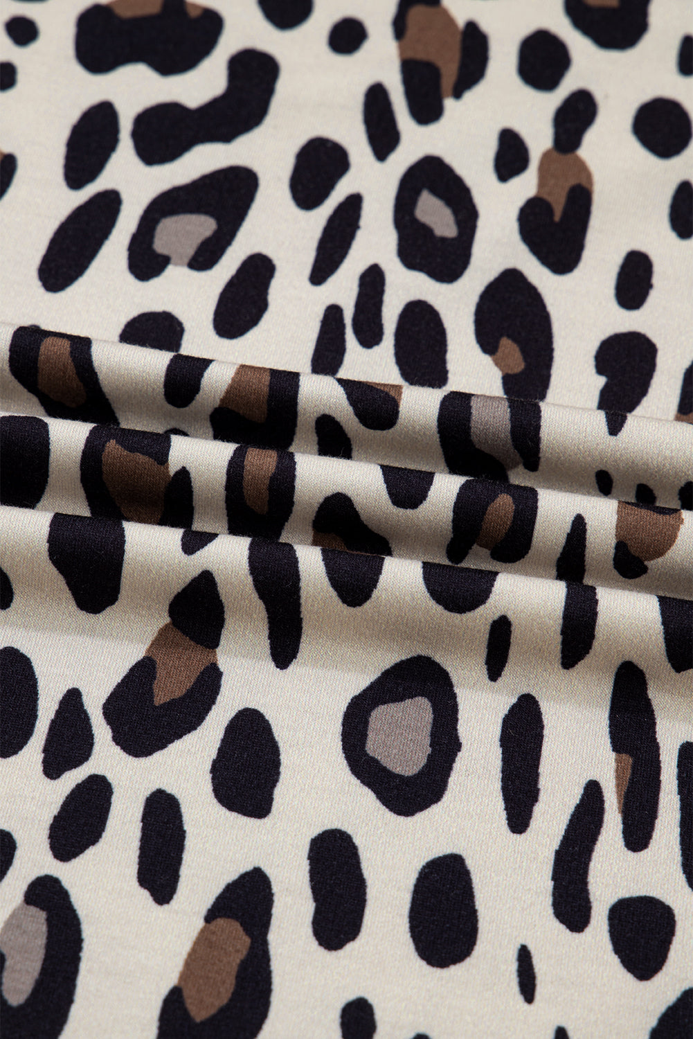 Khaki Exposed Seam Patched Pocket Plus Size Drawstring Leopard Wide Leg Pants Dear-Lover Dropshipping