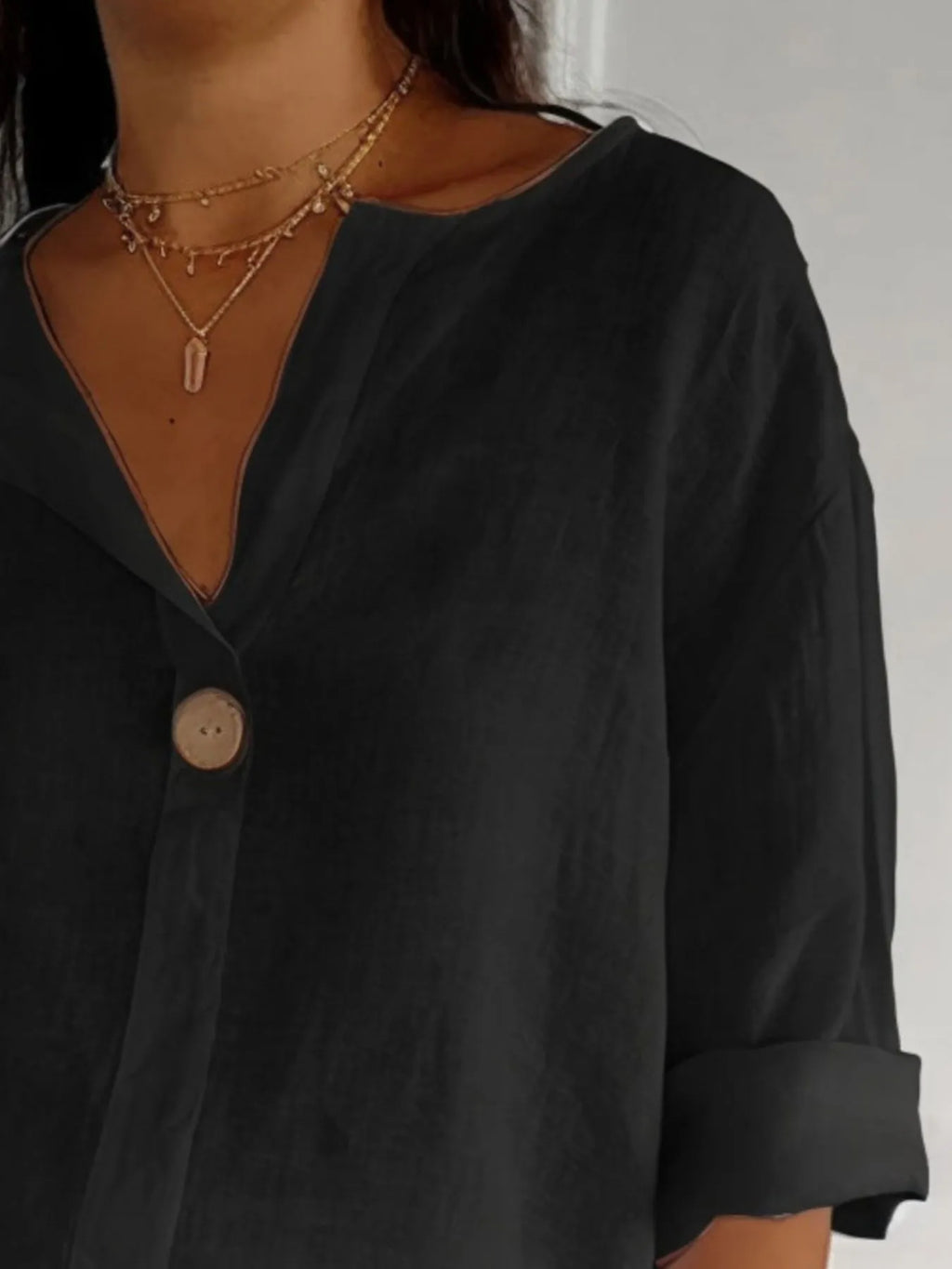 Women Blouse plus size.