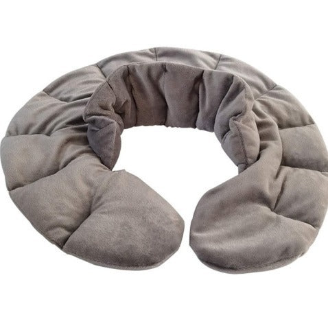 Microwave Heating Neck and Shoulder Wrap Gravity Weighted Strap Short Plush Neck and Shoulder Heating Pad with Hot/Cold Pack