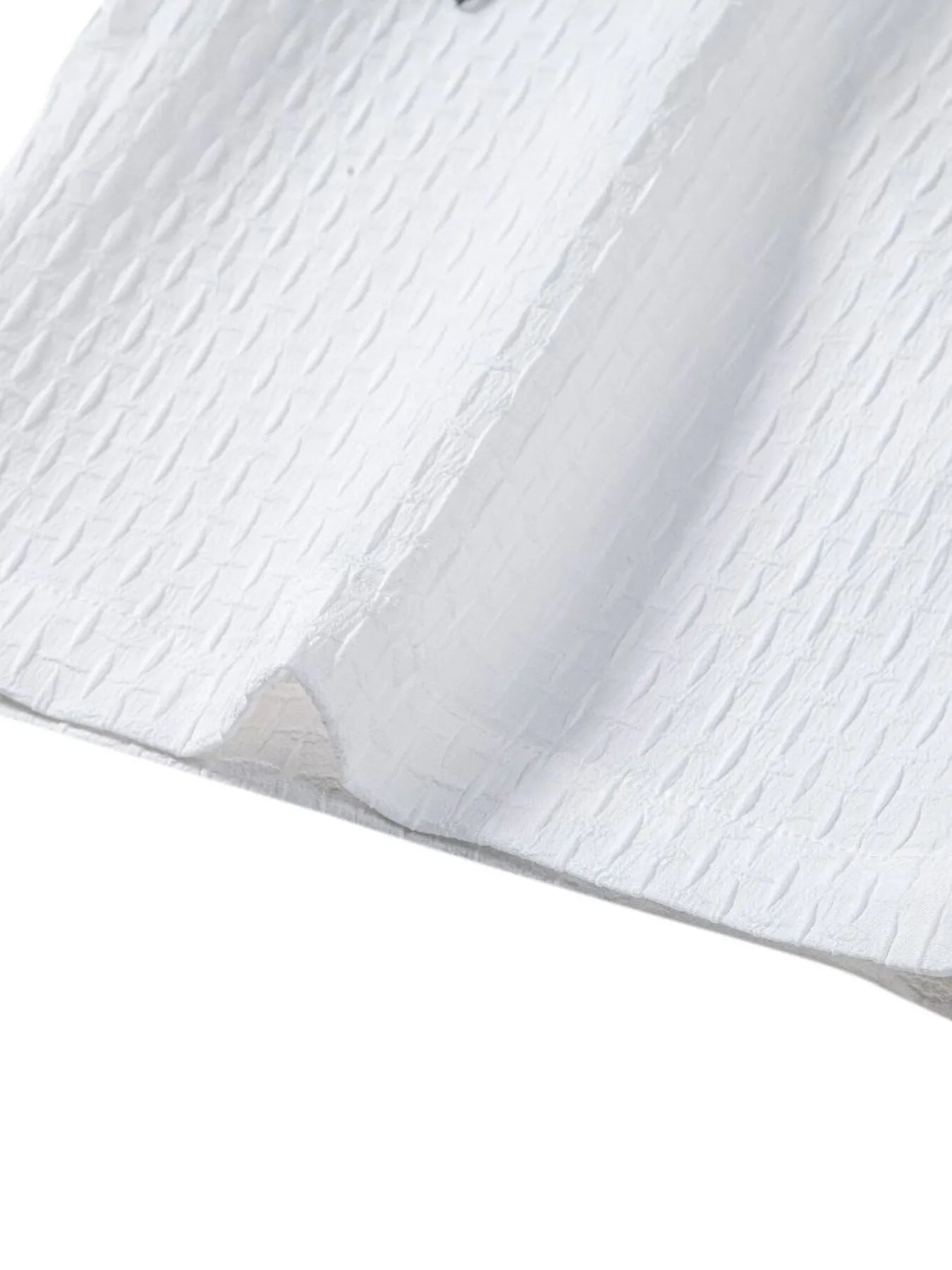 Men's Classic Textured Shorts with Elastic Waist.