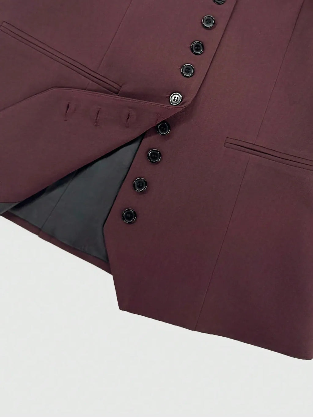 Button Front V-Neck Top and Shorts Set.