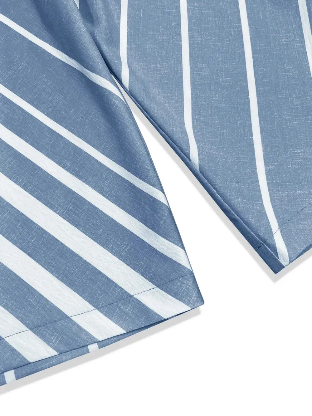 Striped Elastic Waist Wide Leg Pants.