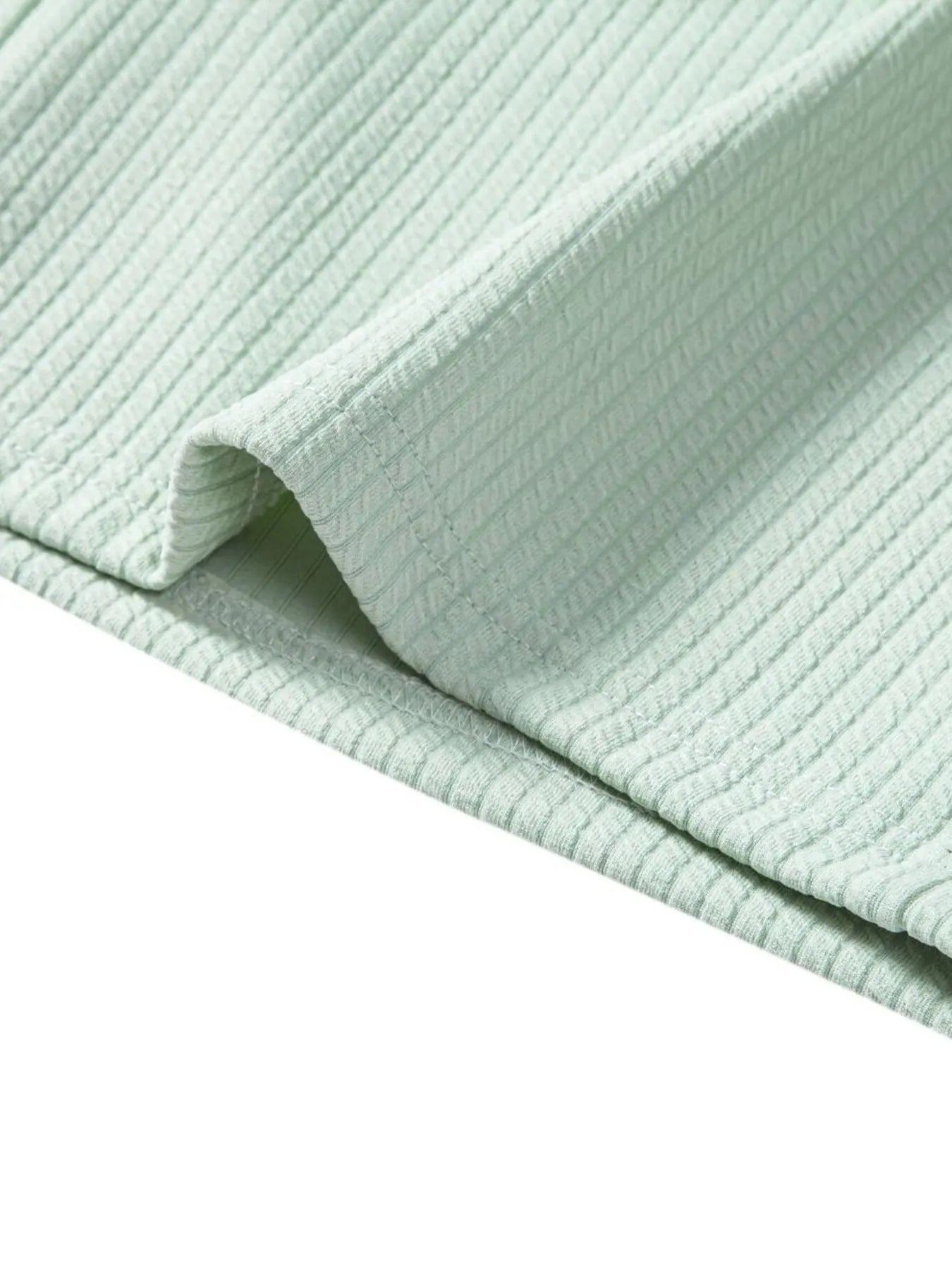 Men's Full Size Casual Textured Drawstring Shorts Plus Size.