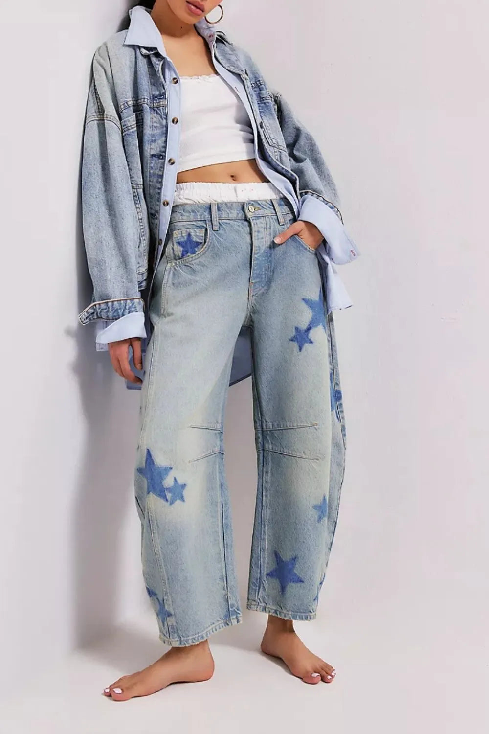 4th of July, Star Wide Leg Jeans.