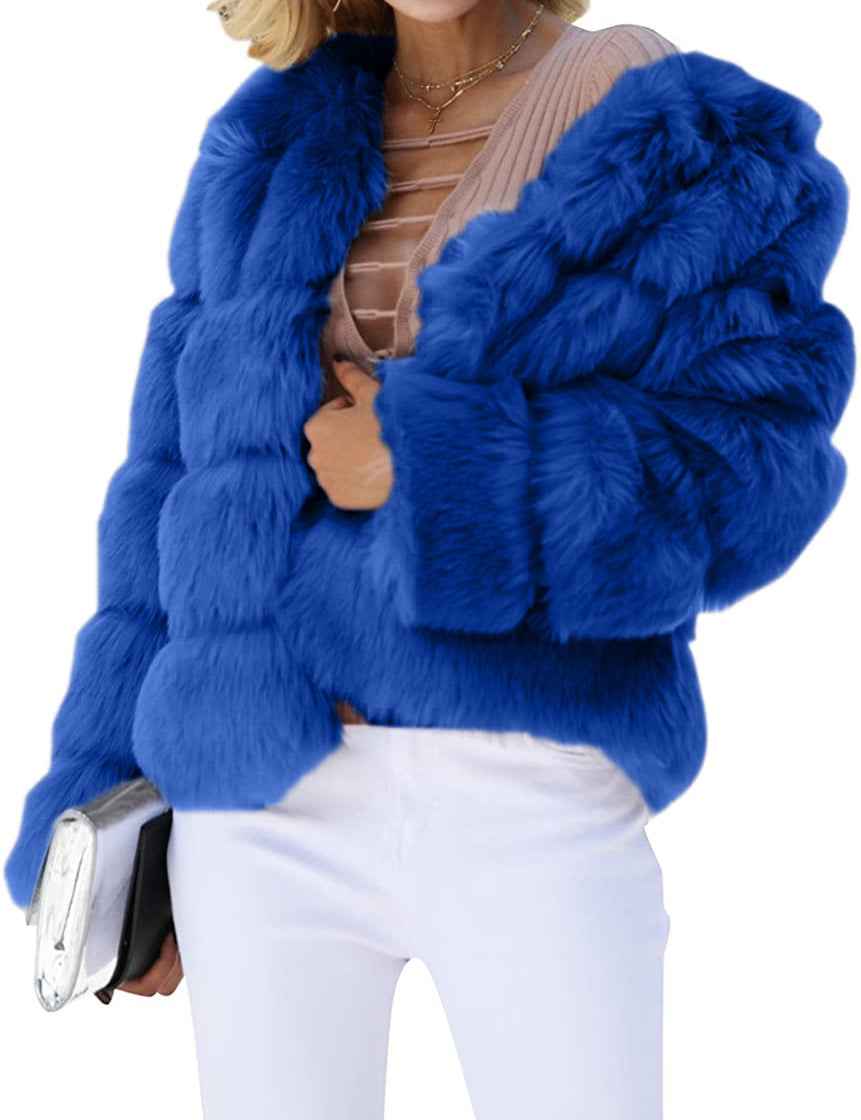 Women's faux fur coat