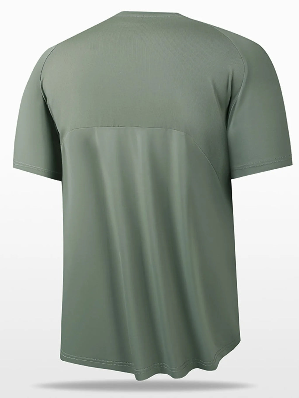 Men's Full Size Round Neck Short Sleeve T-Shirt.