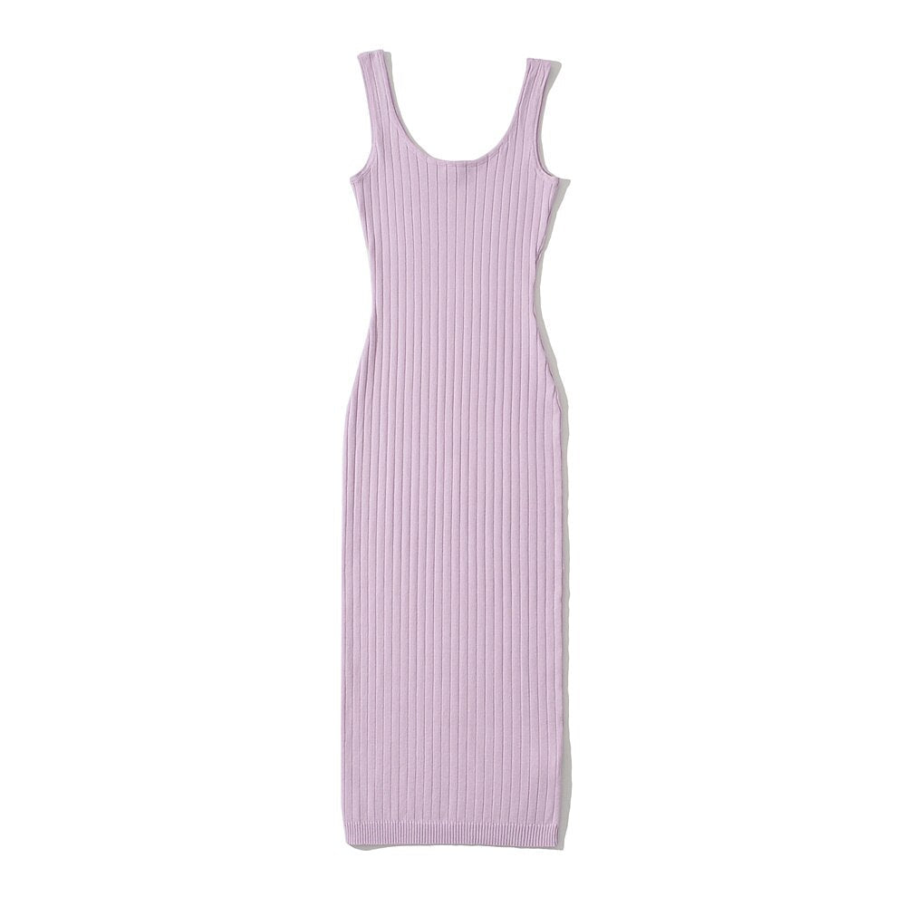Dresses for women Summer casual dress elegant bodycon dress knitted vintage purple dress beach sundress pink brown eprolo