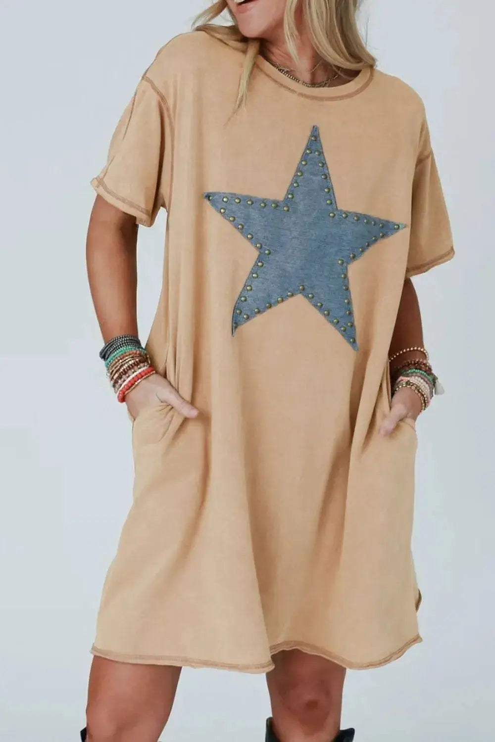 Star T Shirt Dress for women.